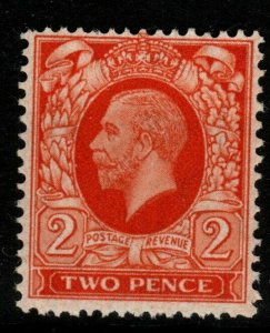 GB SGN54 1935 2d ORANGE INTERMEDIATE FORMAT MTD MINT