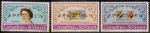 St. Vincent Grenadines 1980 SC# 187-9 Specimen MNH  L88