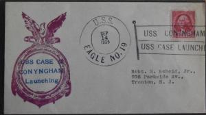 USA Navy Cover. USS Eagle N019 ( See Note) 