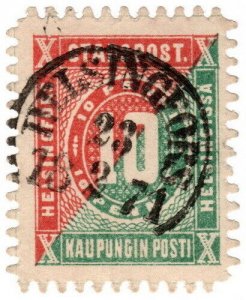 (I.B) Finland Local Post : Helsingfors 10p
