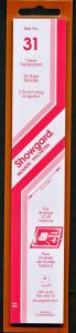Showgard Stamp Mount Size 31/215 mm - CLEAR (Pack of 22) (31x215  31mm)  STRIP 