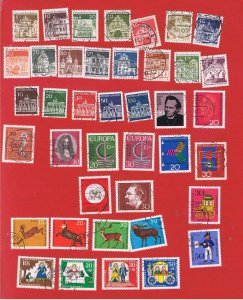 Germany  #936-968  #B412-B421  VF used 1966 complete w/ SP  Free S/H