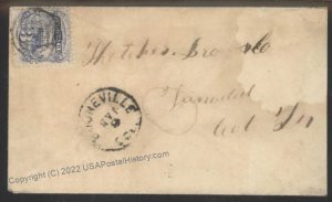 USA 1869 Colorado Territory BOONEVILLE COL Territorial 1869 Pictorial Cov 108806