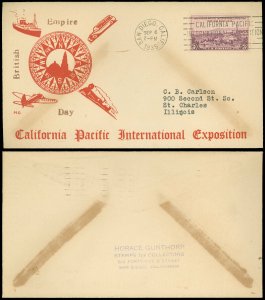 1935 SAN DIEGO CxL, CALIFORNIA PACIFIC INTERNATIONAL EXPO, SC #773 w EXPO Cancel