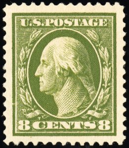 US Stamps # 380 MNH Jumbo Gem Out Standing Color