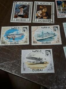 Dubai Pictorial Stamp Lot