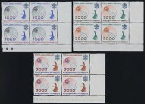 Vatican C63-5 BR Blocks MNH Radio Waves, World Communications Day