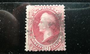US #166 used tear e195.4262