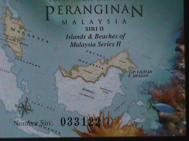 ​MALAYSIA-2003-SC#934 - BEACHES & ISLANDS -MNH -S/S-VF WE SHIP TO WORLDWIDE
