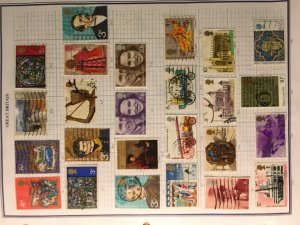 Collection of Great Britain stamps