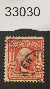 US STAMPS  #319 USED LOT #33030