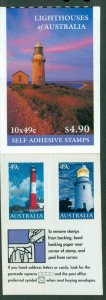 Australia 2002 $4.90 Lighthouses B244 Philatelic Booklet Lot26085