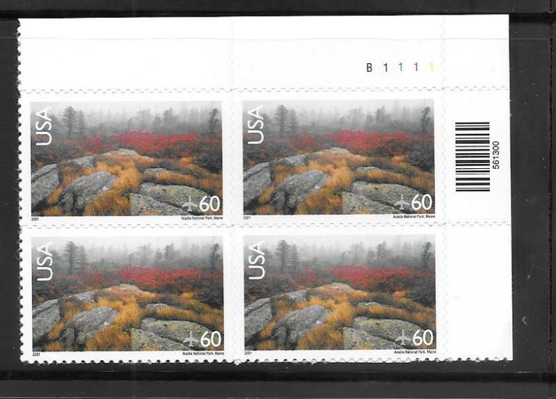 #C138A MNH Plate Block.