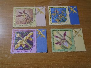 Nambia  #  945-48  MNH  Flowers