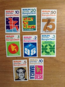 Bangladesh  #  1-8   MNH