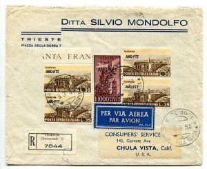 Air Mail Lire 1.000 Campidoglio + complementary on the cover