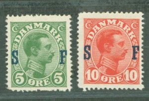 Denmark #M1-2 Unused Single (Complete Set) (Military)