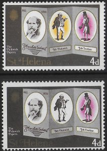 1970 St Helena Dickens 4d. yellow omitted MNH SG n. 249b