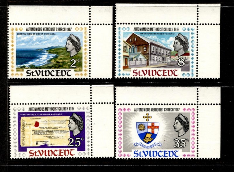 ST. Vincent Stamps #252-255 MINT OG NH VF SET OF 4
