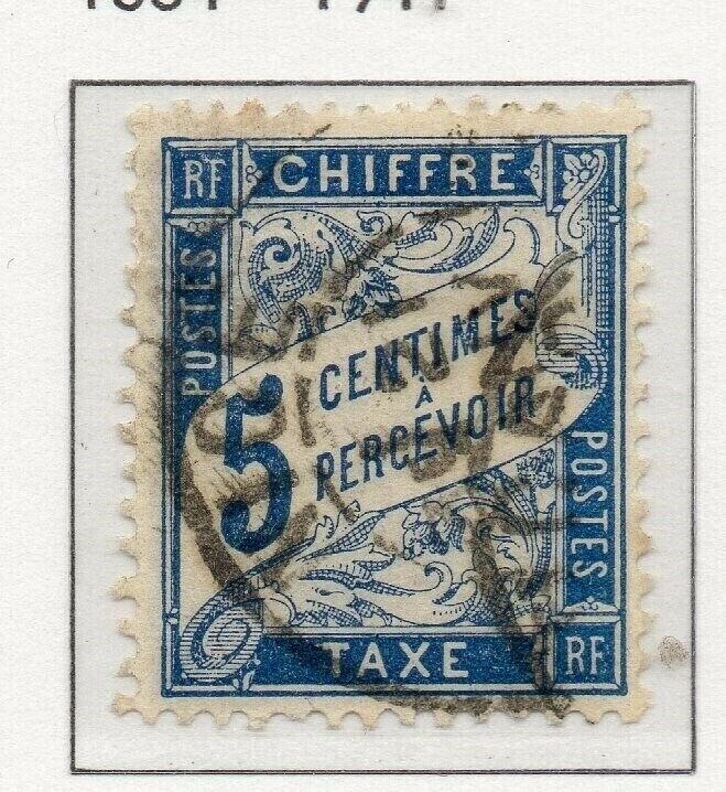 France 1893 Postage Due Issue Fine Used 5c. 313322