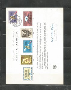 United Nations  DISARMAMENT DECADE