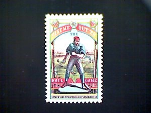 Stamp, United States, Scott #4341, used(o), 2008, Ballgame Song, 42¢