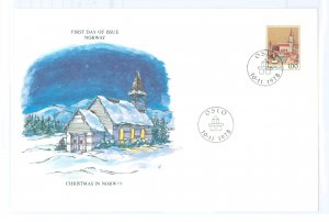 Norfolk Island 739 1978 FDC. Christmas in Norway.