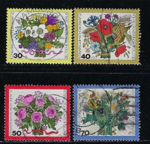 Germany Berlin Scott # 9NB110 - 9NB113, used