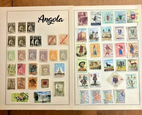 Angola - World Stamp Lot of 50+ Stamps 