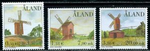 Aland 2001 - Windmills set ,MNH  # 188-190