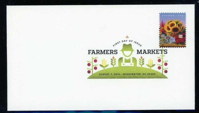 Scott 4912-4915 Farmers Market Set of 4 DCP Cancel First Day Covers
