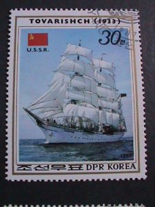 ​KOREA-1987 WORLD FAMOUS SALLING SHIPS CTO-- VF WE SHIP TO WORLD WIDE
