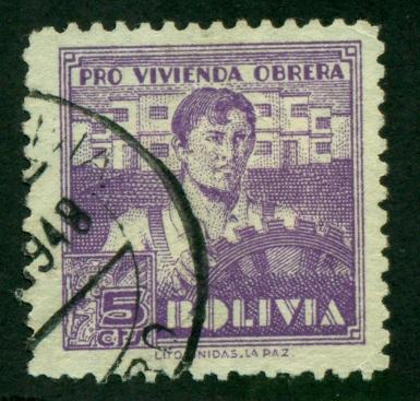 Bolivia 1939 #RA1 U SCV(2018)=$0.50