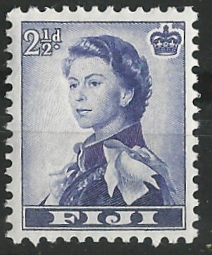 Fiji # 151  Queen Elizabeth II -2½d.  (1)   Unused VLH