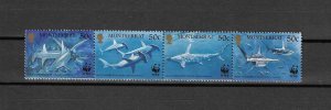 MONTSERRAT 1999 WWF SG 1148/51 MNH