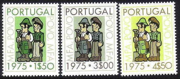 Portugal Cultural Progress 3v SG#1561/63