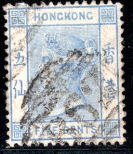 Hong Kong Scott # 40, used