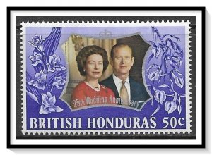 British Honduras #307 Silver Wedding MNH