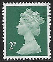 Great Britain # MH246 - Queen Elisabeth - (Sync.) - used....{Blw9}