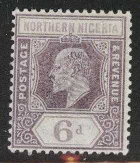 Northern Nigeria Scott 24 MH* 1905 KEVII stamp CV$30  nice stamp