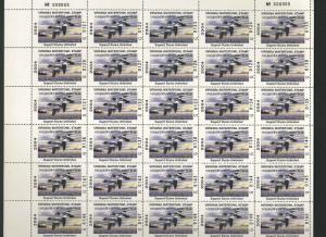 2004 Virginia USA Full Sheet of 30 Governor's Edition Waterfowl Duck Stamp