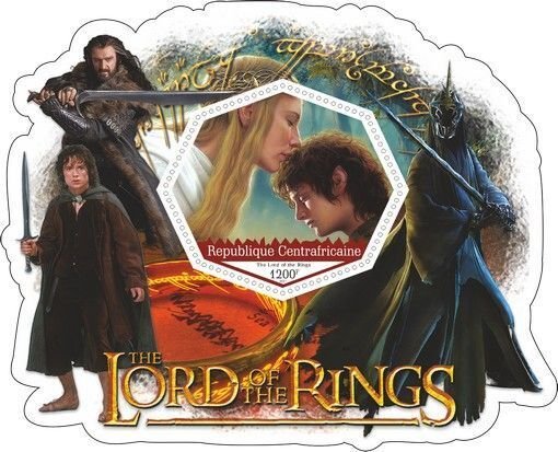 Stamps. Cinema. The Lord of the Rings 2021 year 10 sheets perforated MNH**