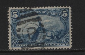 288 XF used 4 good margins neat cancel with nice color cv $ 25 ! see pic !