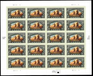 2004 37c Lewis & Clark Together, Sheet of 20 Scott 3854 Mint F/VF NH