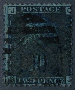 Great Britain #30 Used FN Plate 14 Red Cancel? HRM