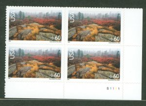 United States #C138b Mint (NH) Plate Block (Landscapes)