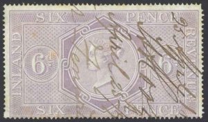 Great Britain Sc# F11 Used Fiscal (non-postal) 1860-1867 reddish lilac 