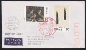 JAPAN 1981 cover to New Zealand - .........................................B3834