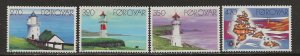 Faroe Islands Scott catalog # 130-133 Mint NH