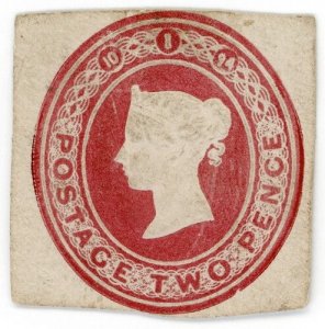 (I.B) QV Postal Stationery : Newspaper Wrapper 2d